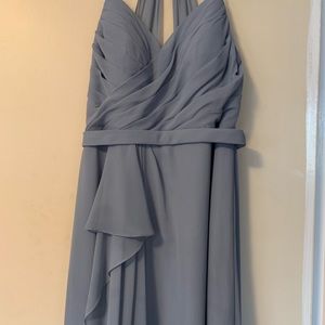 Azazie Dawn Dusty Blue